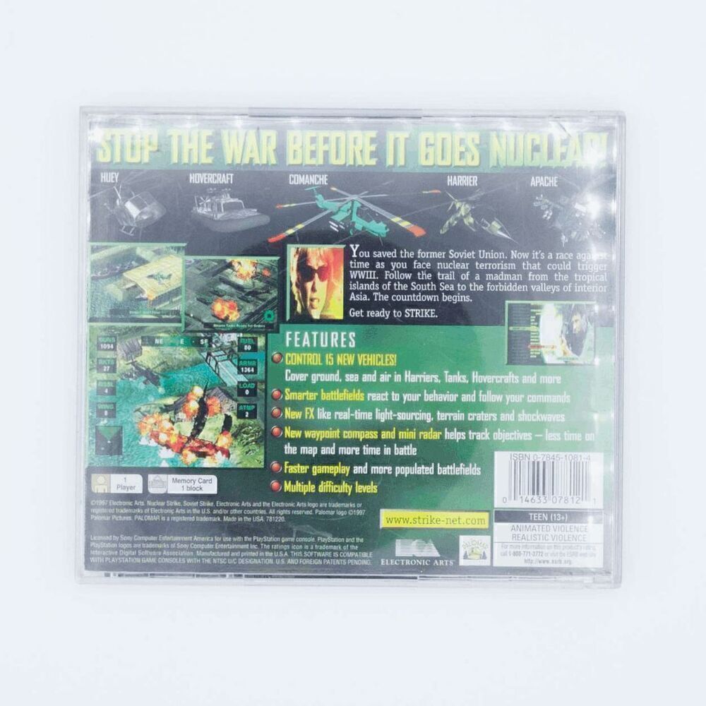 Playstation 1 Nuclear Strike (Tested)